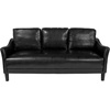 image:imageFlash Furniture Asti Upholstered Sofa in Black LeatherSoft
