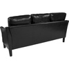 image:imageFlash Furniture Asti Upholstered Sofa in Black LeatherSoft