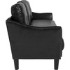 image:imageFlash Furniture Asti Upholstered Sofa in Black LeatherSoft
