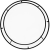 image:imageFlash Furniture Astoria Collection Round Coffee Table  Modern Clear Glass Coffee Table  Matte Gold FrameClear TopMatte Black Frame