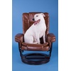 image:imageFlash Furniture Bali Contemporary MultiPosition LeatherSoft Recliner Chair with Ottoman 360Degree Swivel Recliner ChairOttoman Set BeigeBrown Vintage