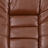 image:imageFlash Furniture Bali Contemporary MultiPosition LeatherSoft Recliner Chair with Ottoman 360Degree Swivel Recliner ChairOttoman Set BeigeBrown Vintage