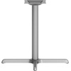 image:imageFlash Furniture Beverly 30 x 30 Restaurant Table XBase with 3 Diameter Table Height Column Commercial XBase Cast Iron Restaurant Table Base SilverSolid