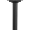 image:imageFlash Furniture Beverly 30 x 30 Restaurant Table XBase with 3 Diameter Table Height Column Commercial XBase Cast Iron Restaurant Table Base SilverXBase