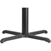 image:imageFlash Furniture Beverly 30 x 30 Restaurant Table XBase with 3 Diameter Table Height Column Commercial XBase Cast Iron Restaurant Table Base SilverXBase