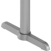 image:imageFlash Furniture Beverly 5 x 22 Restaurant Table TBase with 3 Diameter Table Height Column Commercial TBase Cast Iron Restaurant Table Base SilverSilver