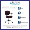 image:imageFlash Furniture Beverly MidBack Burgundy Mesh Padded Swivel Task Office Chair with Chrome Base and Arms