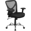 image:imageFlash Furniture Big amp Tall Office Chair  Adjustable Height Mesh Swivel Office Chair with WheelsBlack