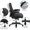 image:imageFlash Furniture Big amp Tall Swivel Office and Gaming Chair with LeatherSoft Seat Mesh Office Chair with FlipUp Armrests and Adjustable Height BlackBlack LeathersoftMesh