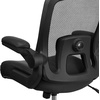 image:imageFlash Furniture Big amp Tall Swivel Office and Gaming Chair with LeatherSoft Seat Mesh Office Chair with FlipUp Armrests and Adjustable Height BlackBlack LeathersoftMesh