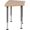 image:imageFlash Furniture Billie Hex Natural Collaborative Student Desk Adjustable from 223 to 34  Home and ClassroomHexagon