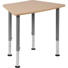 image:imageFlash Furniture Billie Hex Natural Collaborative Student Desk Adjustable from 223 to 34  Home and ClassroomHexagon