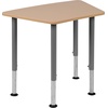 image:imageFlash Furniture Billie Hex Natural Collaborative Student Desk Adjustable from 223 to 34  Home and ClassroomHexagon