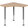 image:imageFlash Furniture Billie Hex Natural Collaborative Student Desk Adjustable from 223 to 34  Home and ClassroomTriangular