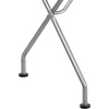 image:imageFlash Furniture Black Computer Desk with Raised Border and Silver Metal FrameBlack