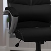 image:imageFlash Furniture Bodie MidBack Black LeatherSoft Contemporary Swivel Managers Office Chair with Arms
