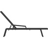 image:imageFlash Furniture Brazos Set of 2 Adjustable Chaise Lounge Chairs with Arms AllWeather Outdoor FivePosition Recliners BlackBrownBlackBlack