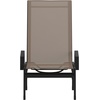 image:imageFlash Furniture Brazos Set of 2 Adjustable Chaise Lounge Chairs with Arms AllWeather Outdoor FivePosition Recliners BlackBrownBrownBlack