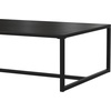 image:imageFlash Furniture Brock Commercial Grade Steel Modern Patio Coffee Table Rectangular Outdoor Coffee Table with Textured Top and Square Leg Frame Black