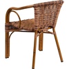 image:imageFlash Furniture Cadiz Series Dark Red BambooAluminum IndoorOutdoor RestaurantPatio Chair with Burning Brown RattanBurning Brown RattanDark Red Bambooaluminum Frame