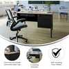 image:imageFlash Furniture Cambridge Right Side Single Pedestal Desk with 3 Locking Drawers Commercial Grade Teachers or Office Desk 30x48 Metal Frame WalnutBlackWhite Oak