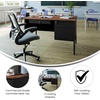 image:imageFlash Furniture Cambridge Right Side Single Pedestal Desk with 3 Locking Drawers Commercial Grade Teachers or Office Desk 30x48 Metal Frame WalnutBlackWalnut