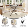 image:imageFlash Furniture Cannes IndoorOutdoor Commercial Thonet French Bistro Stack Chair  Natural PE Cane Rattan Back and Seat  White Metal FrameNaturalWhite Frame