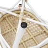 image:imageFlash Furniture Cannes IndoorOutdoor Commercial Thonet French Bistro Stack Chair  Natural PE Cane Rattan Back and Seat  White Metal FrameNaturalWhite Frame