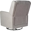 image:imageFlash Furniture Cash Swivel Glider Rocking Recliner Manual Recliner with 360 Degree Swivel for Living Room Bedroom or Nursery Fabric Upholstered Dark GrayLight Gray