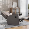 image:imageFlash Furniture Cash Swivel Glider Rocking Recliner Manual Recliner with 360 Degree Swivel for Living Room Bedroom or Nursery Fabric Upholstered Dark GrayDark Gray