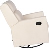 image:imageFlash Furniture Cash Swivel Glider Rocking Recliner Manual Recliner with 360 Degree Swivel for Living Room Bedroom or Nursery Fabric Upholstered Dark GrayCream