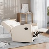 image:imageFlash Furniture Cash Swivel Glider Rocking Recliner Manual Recliner with 360 Degree Swivel for Living Room Bedroom or Nursery Fabric Upholstered Dark GrayCream