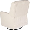 image:imageFlash Furniture Cash Swivel Glider Rocking Recliner Manual Recliner with 360 Degree Swivel for Living Room Bedroom or Nursery Fabric Upholstered Dark GrayCream
