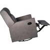 image:imageFlash Furniture Cash Swivel Glider Rocking Recliner Manual Recliner with 360 Degree Swivel for Living Room Bedroom or Nursery Fabric Upholstered Dark GrayDark Gray