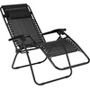 image:imageFlash Furniture Celestial Adjustable Folding Mesh Zero Gravity Reclining Lounge Chair with Pillow and Cup Holder Tray in Black Set of 2Black