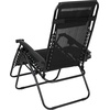image:imageFlash Furniture Celestial Adjustable Folding Mesh Zero Gravity Reclining Lounge Chair with Pillow and Cup Holder Tray in Black Set of 2Black