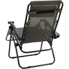 image:imageFlash Furniture Celestial Adjustable Folding Mesh Zero Gravity Reclining Lounge Chair with Pillow and Cup Holder Tray in Black Set of 2Grey