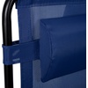 image:imageFlash Furniture Celestial Adjustable Folding Mesh Zero Gravity Reclining Lounge Chair with Pillow and Cup Holder Tray in Black Set of 2Navy