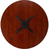 image:imageFlash Furniture Chapman 36 Round Multipurpose Conference Table Business Meeting Table for Office and Conference Rooms Rustic GrayCherry