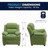 image:imageFlash Furniture Charlie Vinyl Kids Recliner with FlipUp Storage Arms and Safety Recline Contemporary Reclining Chair for Kids Supports up to 90 lbs Hot PinkAvocado Microfiber