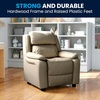 image:imageFlash Furniture Charlie Vinyl Kids Recliner with FlipUp Storage Arms and Safety Recline Contemporary Reclining Chair for Kids Supports up to 90 lbs Hot PinkBeige Vinyl