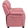 image:imageFlash Furniture Charlie Vinyl Kids Recliner with FlipUp Storage Arms and Safety Recline Contemporary Reclining Chair for Kids Supports up to 90 lbs Hot PinkPink Vinyl