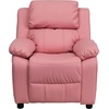 image:imageFlash Furniture Charlie Vinyl Kids Recliner with FlipUp Storage Arms and Safety Recline Contemporary Reclining Chair for Kids Supports up to 90 lbs Hot PinkPink Vinyl