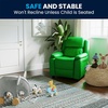 image:imageFlash Furniture Charlie Vinyl Kids Recliner with FlipUp Storage Arms and Safety Recline Contemporary Reclining Chair for Kids Supports up to 90 lbs Hot PinkGreen Vinyl