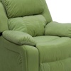 image:imageFlash Furniture Charlie Vinyl Kids Recliner with FlipUp Storage Arms and Safety Recline Contemporary Reclining Chair for Kids Supports up to 90 lbs Hot PinkAvocado Microfiber