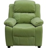image:imageFlash Furniture Charlie Vinyl Kids Recliner with FlipUp Storage Arms and Safety Recline Contemporary Reclining Chair for Kids Supports up to 90 lbs Hot PinkAvocado Microfiber
