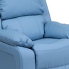 image:imageFlash Furniture Charlie Vinyl Kids Recliner with FlipUp Storage Arms and Safety Recline Contemporary Reclining Chair for Kids Supports up to 90 lbs Hot PinkLight Blue Vinyl