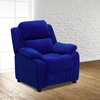 image:imageFlash Furniture Charlie Vinyl Kids Recliner with FlipUp Storage Arms and Safety Recline Contemporary Reclining Chair for Kids Supports up to 90 lbs Hot PinkBlue Microfiber