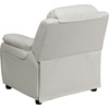 image:imageFlash Furniture Charlie Vinyl Kids Recliner with FlipUp Storage Arms and Safety Recline Contemporary Reclining Chair for Kids Supports up to 90 lbs Hot PinkWhite Vinyl