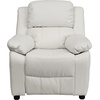 image:imageFlash Furniture Charlie Vinyl Kids Recliner with FlipUp Storage Arms and Safety Recline Contemporary Reclining Chair for Kids Supports up to 90 lbs Hot PinkWhite Vinyl
